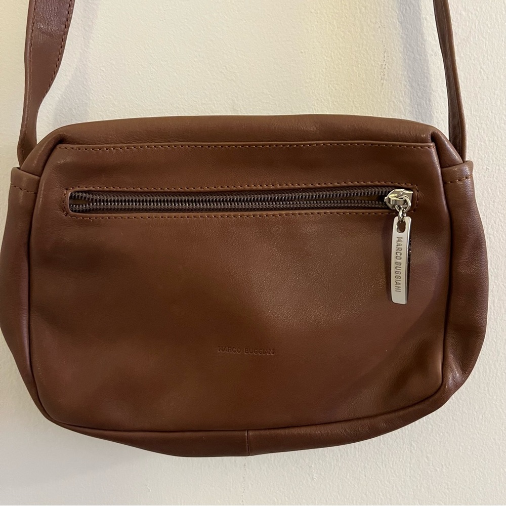 Marco Buggiani Leather Made in Italy Crossbody Bag